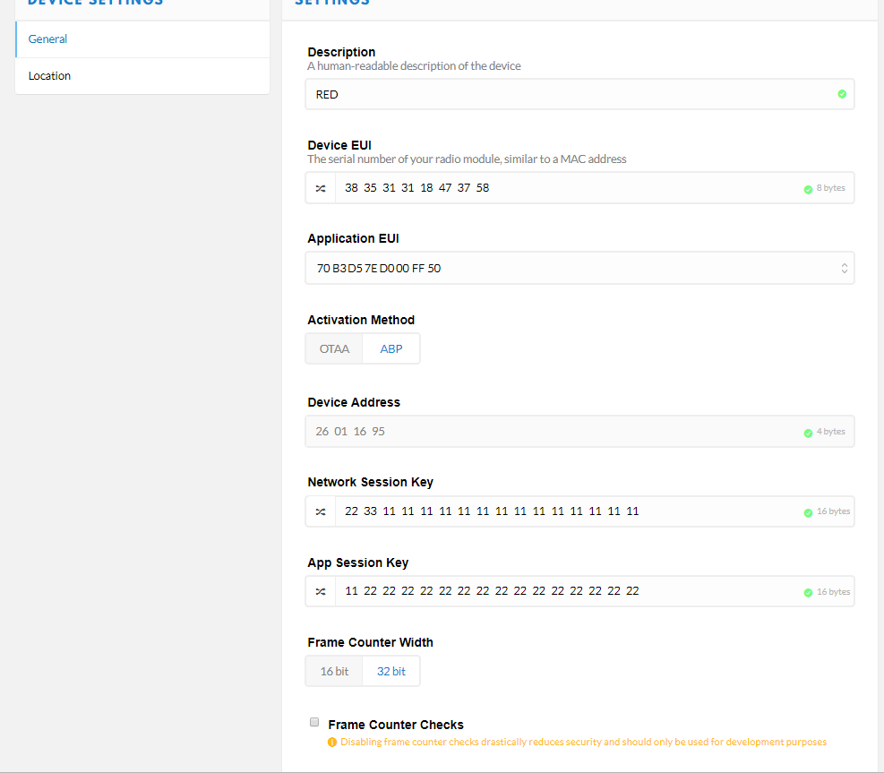 Sensor Provisionning